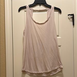 Nike Pink Backless Sleeveless Tank Top